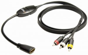 Pac ISHD01 Hdmi To Composite Videoaudio Adaptor Cable