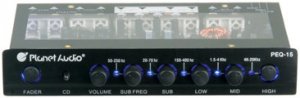 Planet PEQ15 Planet 5 Band Equalizer Aux Input Master Volume Control H