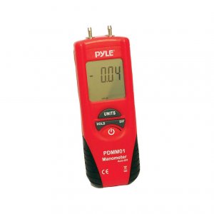 Pyle PDMM01 Digital Manometer Redblack Color