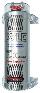 Pyle PLCAPE50 5 Farad Capacitor For Car Audio Systems