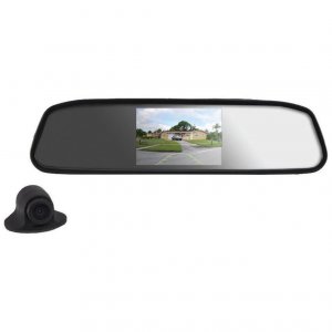 Pyle PLCM4370WIR 4.3 Inch Mirror With Wireless Camera