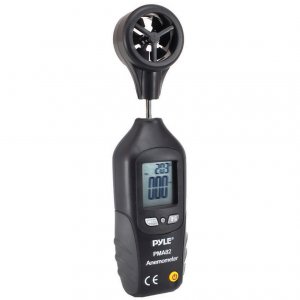 Pyle PMA82 Anemometer And Thermometer For Measuring Wind Speed