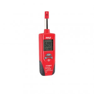 Pyle PTHM20 Digital Temperature And Humidity Meter - Redblack