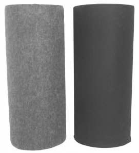 Qpower CPT50CH Charcoal Carpet Roll, 4 Ft X 50 Yd - Durable  Versatile