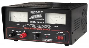 Pyramid PS26KX Power Supply Pyramid 25 Amp 6-15 Volt Wcooling Fan