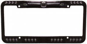 Tview LS300NVBK Camera  License Plate Frame; Black