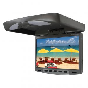 Tview T139DVFDGR 13â€™â€™ Flipdown Wide Screen Wbuilt In Dvd