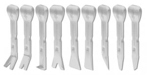 Xscorpion PCT9S Soft Material Pry  Chisel Tool Clear 1 Box  9 Tools