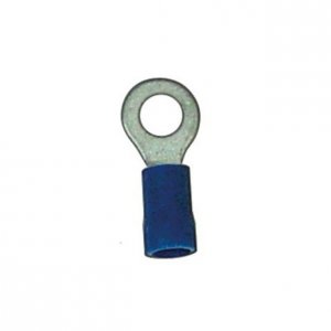 Xscorpion RTT10B 10 Blue Ring Terminals For 14-16 Ga Wires - 100 Pack