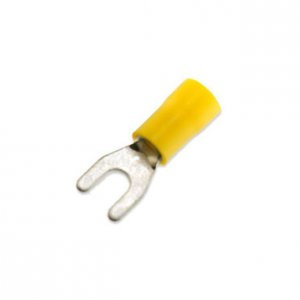 Xscorpion ST10Y 10 Yellow Spade Terminals For 10-12 Ga Wire