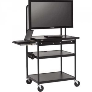 Bretford FP42UL-E5BK Basics Flat Panel Multimedia Cart Fp42ul-e5bk