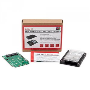 Syba SY-ADA40091 Accessory  Sy-ada40091 Dual M.2 Ssd To Sata Iii Raid 