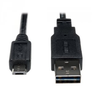 Tripp UR050-001-24-10 Usb 2.0 Reversible Charging Cable 24awg A 5pin M