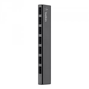 Used Belkin F4U041TT 7-port Usb 2.0 Hub, Ultra-slim Series