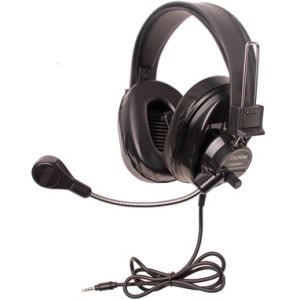 Ergoguys 3066BKT Califone Deluxe Stereo Headset Togo Plug. Headset Has