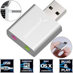 Sabrent AU-EMAC Usb External Stereo Adapter For