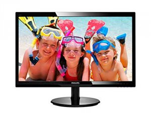 Philips 246V5LHAB 24 Monitor, 1920x1080, 16:9, 5ms, Anti Glare, Vesa, 