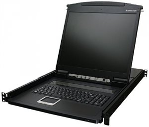 Iogear GCL1908 Integrated Lcd Console With An 8 Port Kvm  Switch That 