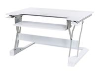 Ergotron 33-397-062 Workfit-t,sit-stand Desktop Workstation (white).mo