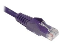 Tripp N001-014-PU 14ft Cat5e  Cat5 Snagless Molded Patch Cable Rj45 Mm