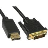 Unirise DVIDP-15F-MM This Displayport Male To Dvi-d Dual Link 24+1 Mal