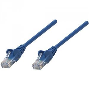 Intellinet 325905 1.5 Ft Blue Cat5e Snagless Patch Cable