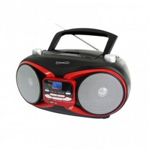 Supersonic SC-504RED Portable Mp3cd Am Fm Radio     Portable Mp3cd Am 