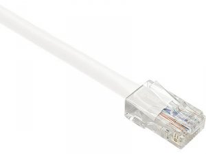 Unirise PC6-20F-WHT-S 20ft White Cat6 Patch Cable, Utp, Snagless