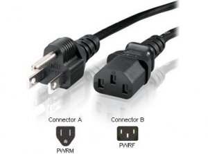 Micropac POWER-6FT 6ft Universal Power Cord  R 10 Amps Ul