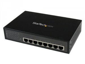 Startech UN5927 .com 8 Port Unmanaged Industrial Gigabit Power Over Et