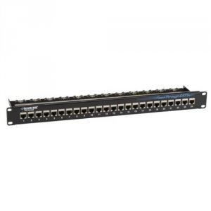 Black JPM804A-R2 Feed Through Patch Panel - Shie