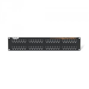 Black JPM612A-R7 Gigatrue Cat6 Patch Panel 48 Po