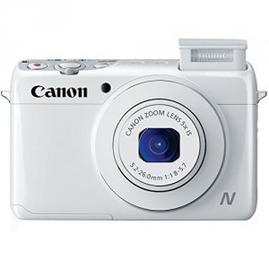 Canon 9169B001 Powershot N100 White 12.1mp 5x Opt 3.0in Lcd