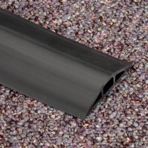 Black FK210 Floortrak Cbl Cover 10 Feet Center Diameter 0.5x0.312in Bl