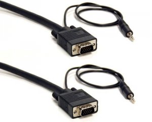 Bytecc SVST-50 Av Cable - 3.5mm Stereo - Male - 15 Pin Hd D-sub (hd-15