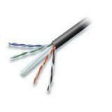 Belkin A7L704-1000BK-P Cat6 Solid Bulk Cable  4pr;24awg;1000 Blk Plnm