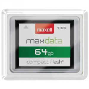 Maxell 504405 64gb Cf 400x Memory Card 64gb 400x Compact Flash Memory 