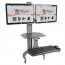 Healthpostures 6350 Taskmate Go Wdual Monitor Arm