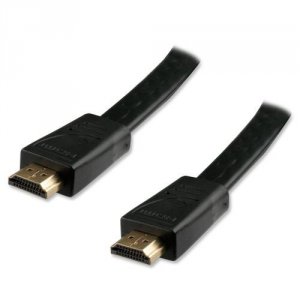 Syba CL-CAB31039 15-feet Hdmi Male To Male Hdmi Flat Cable, V1.4, Supp