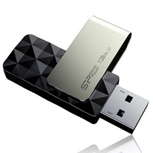 Silicon SP128GBUF3B30V1K Sp Blaze B30 128gb Usb 3.0 Drive Black