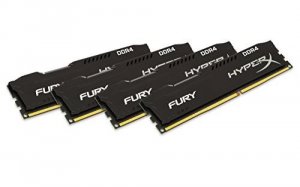 Kingston HX421C14FBK4/16 16gb 2133mhz Kit Of 4 Hyperx Fury Black