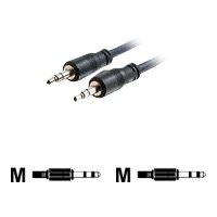 C2g 40518 50ft Plenum-rated 3.5mm Stereo Audio Cable With Low Profile 