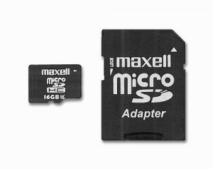 Maxell 502203 Micro Sd, 16gb, Class 6, With Adaptor