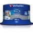 Verbatim 98485 Bd-r, , 25gb, 6x, Shiny Silver, 50pk Spindle, Taa