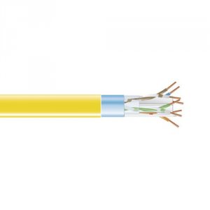 Black EVNSL0604A-1000 Cat6 Shielded 400-mhz Solid Bulk Cable (