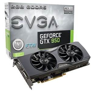 Evga 02G-P4-2958-KR Geforce Gtx 950 Ftw Pcie 2gb