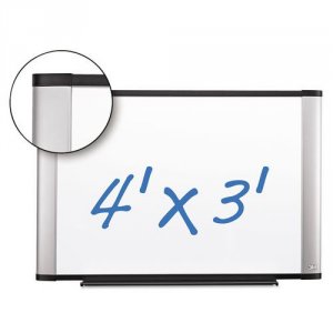 3m P4836A Porcelain Dry Erase Board 48x36 Full Aluminum Frame Magnetic