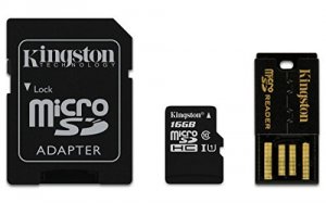 Kingston MBLY4G2/16GB 16gb Micro Sd Multi Kit Mobility Kit Fl Adapter 