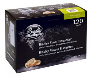 Bradley BTAP120 Bisquettes Apple 120pk