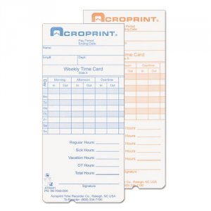 Acroprint ATR240 Top Feed Time Clock